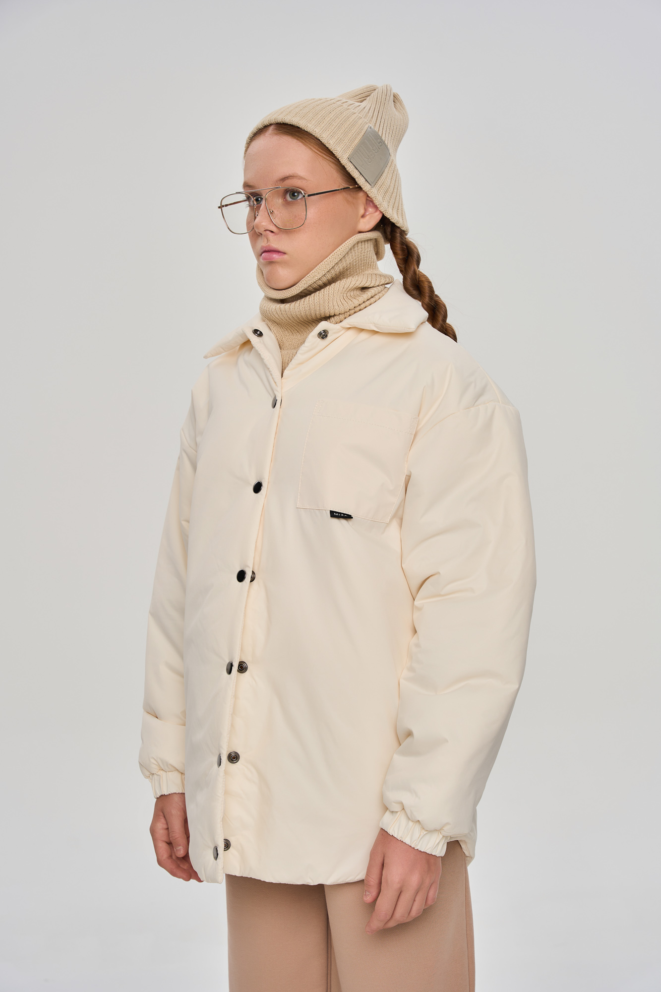 Шапка хлопковая (one size (54-58) лен)