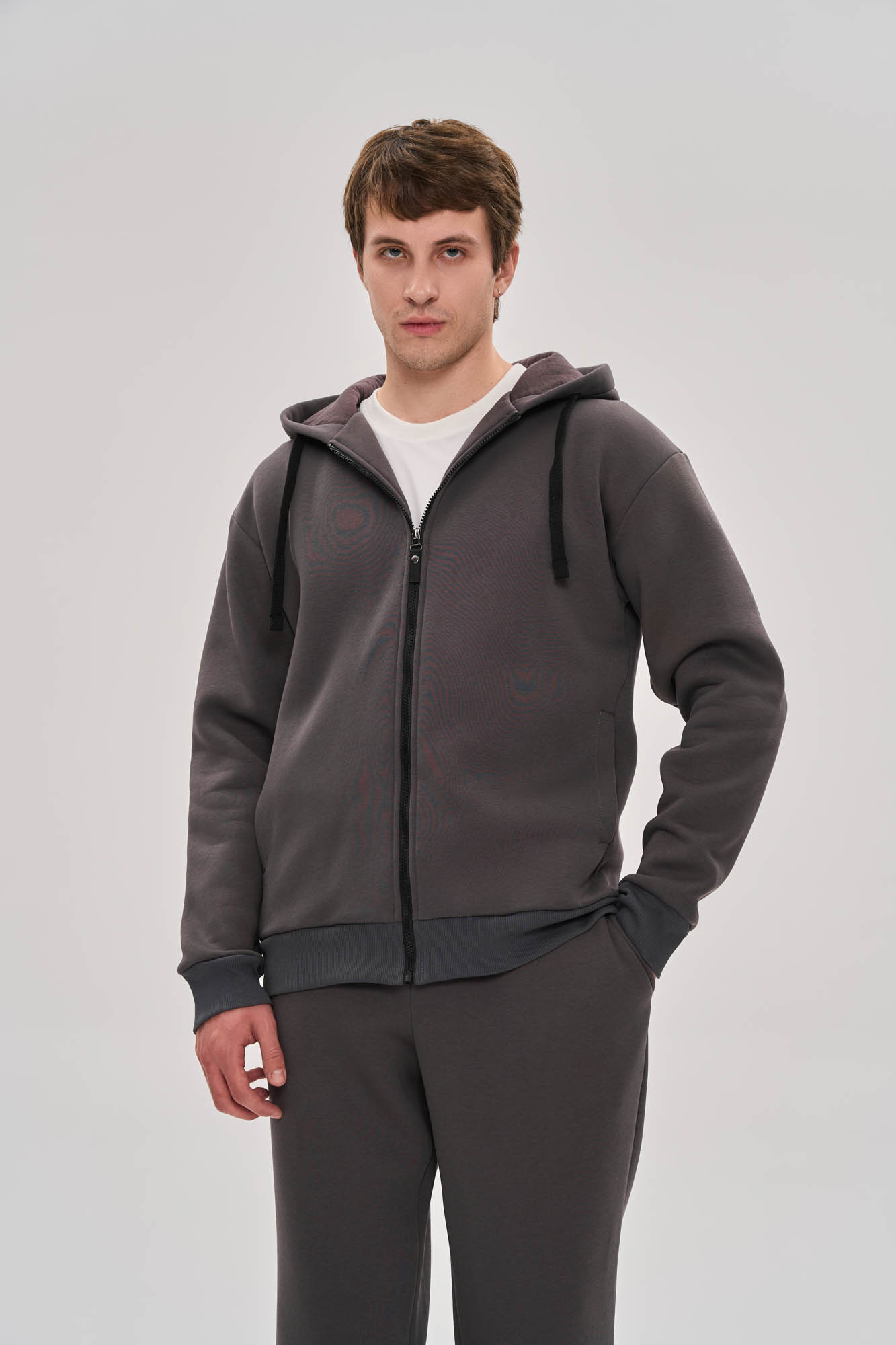 Костюм с начесом (50 графит)
