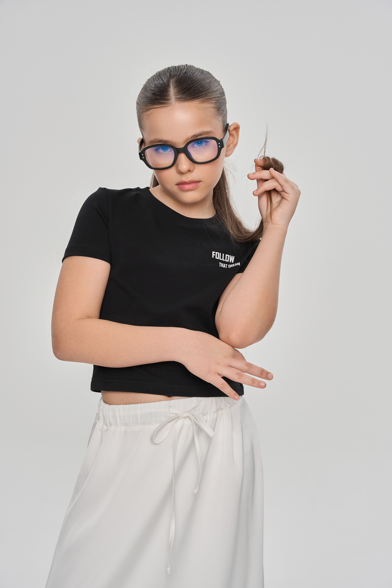 Футболка slim (152 черный)