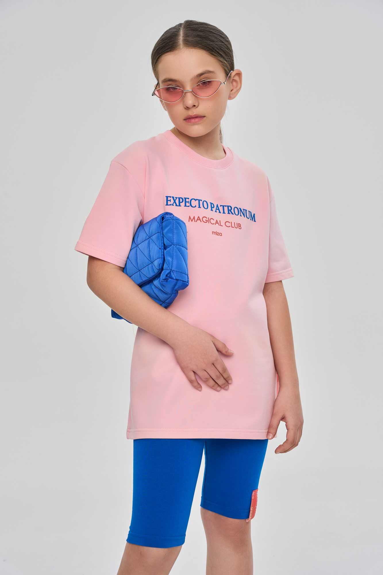 Футболка Teens street (134 светло-розовый)