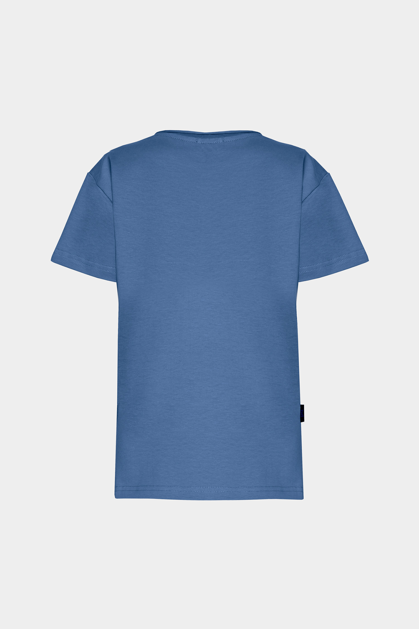Футболка BASIC Line из мягкого трикотажа Пенье (104 индиго)