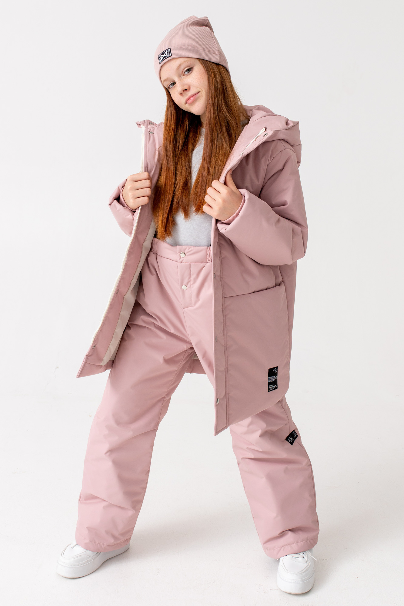 Брюки зимние (134 пудровый)