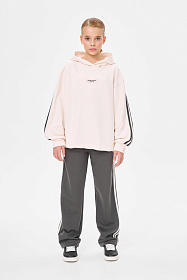 Костюм худи и брюки с лампасом