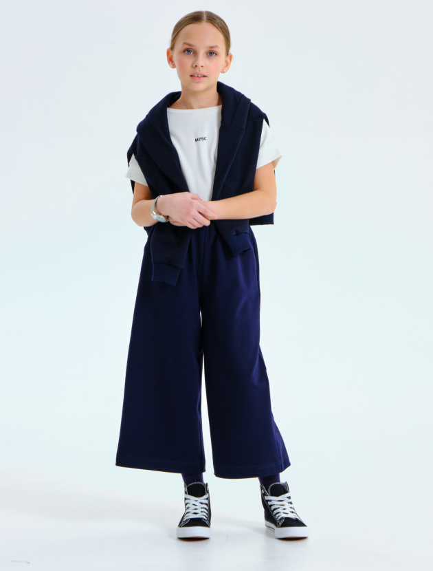 Брюки укороченные