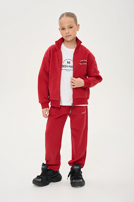 Костюм на молнии воротник стойка