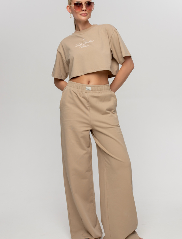 Брюки палаццо