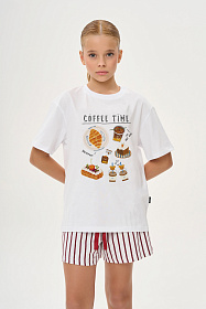 Комплект COFEE TIME с шортами