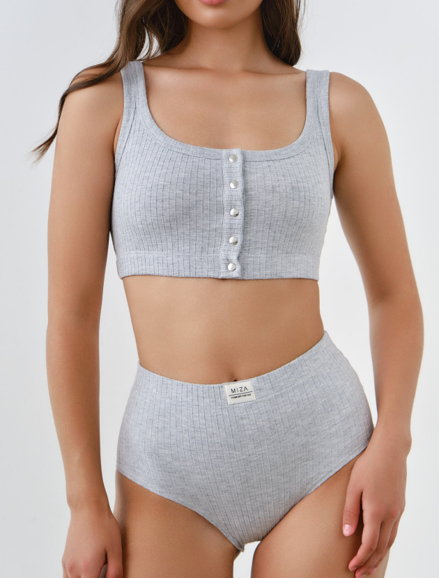 Комплект с топом на кнопках