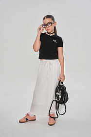 Юбка шелковая