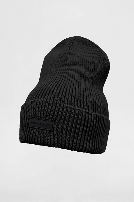 Шапка вязаная хлопковая