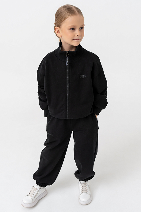 Костюм из футера объемного кроя