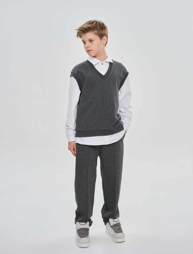 Брюки зауженные со стрелками