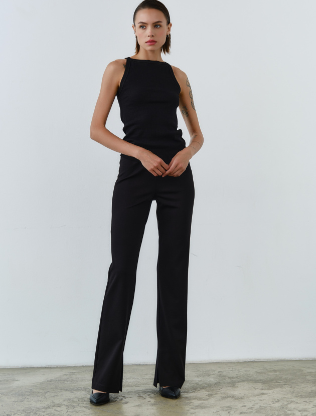 Брюки с разрезами