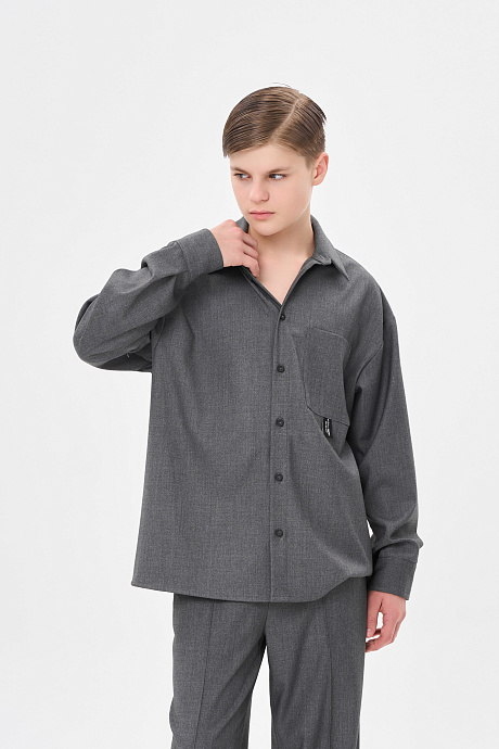 Рубашка свободного кроя