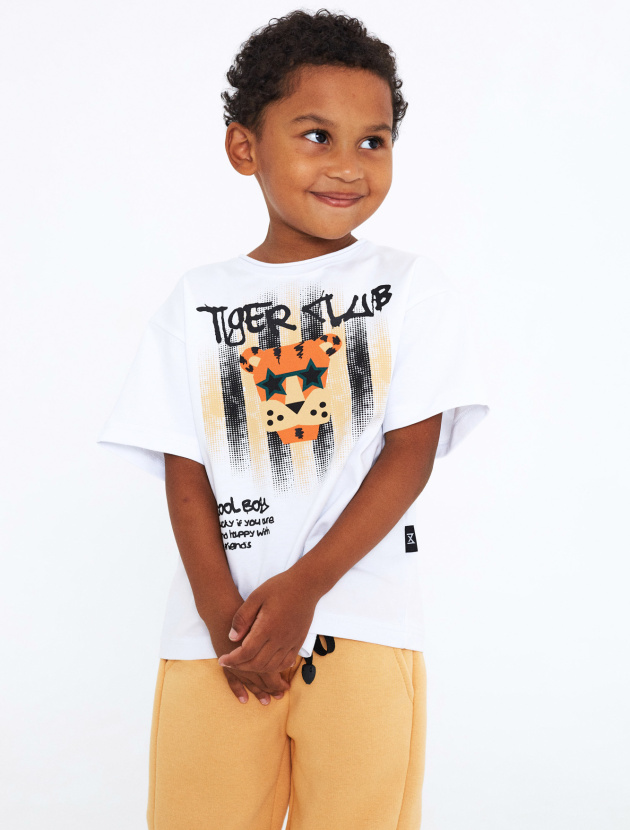 Футболка "Tiger Club" из премиального полотна "Пенье"