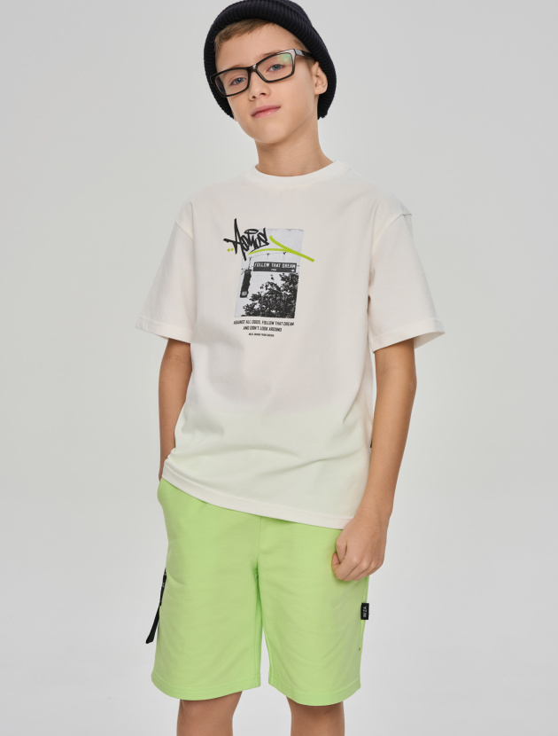 Шорты из тонкого футера