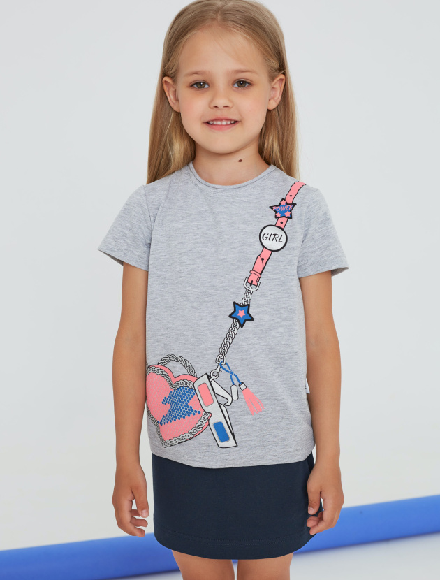 Комплект с принтом "сумочка"