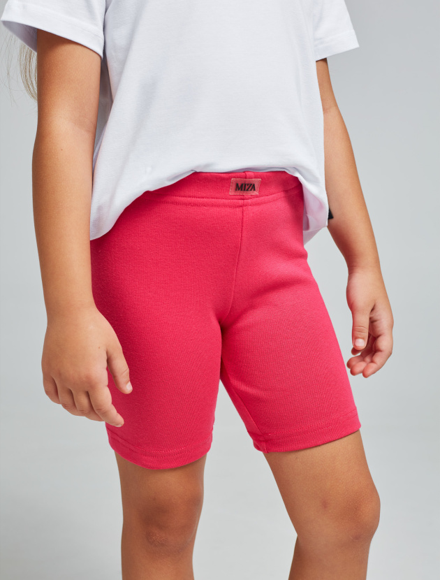 Велосипедки из мягкого трикотажа рибана с лайкрой