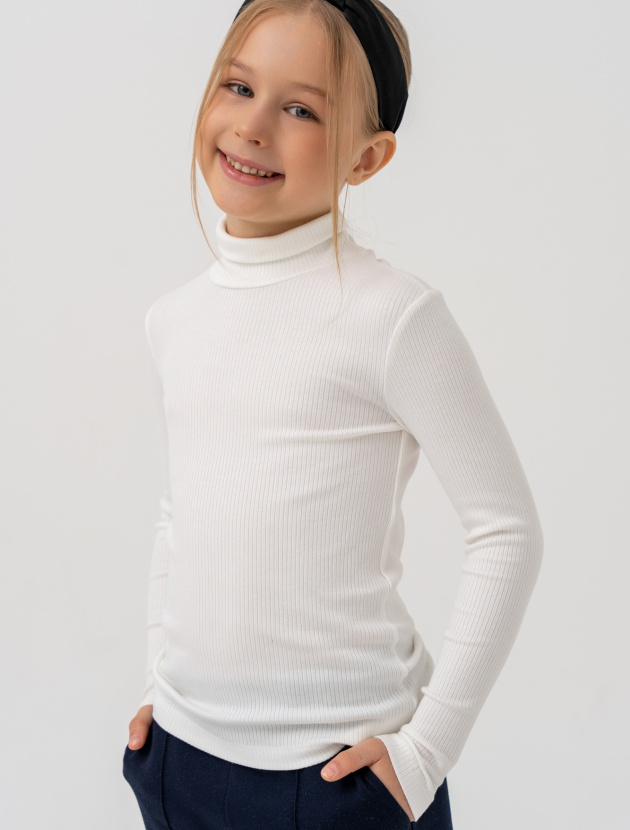 Водолазка в рубчик