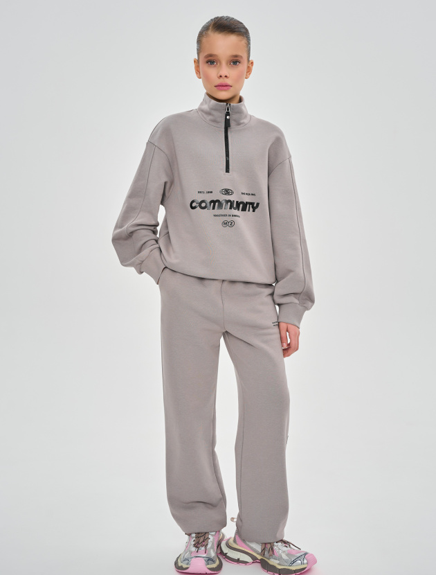 Костюм из петельного футера