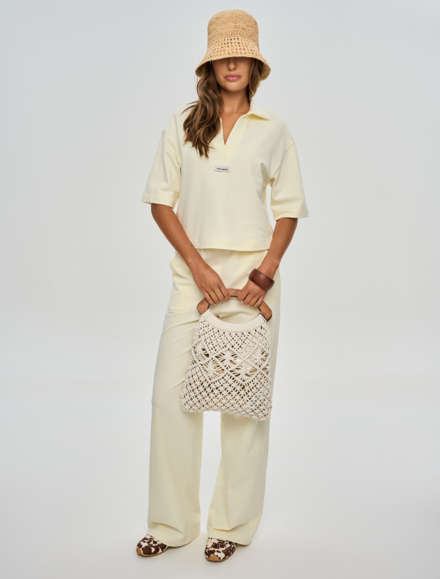 Костюм с футболкой-поло