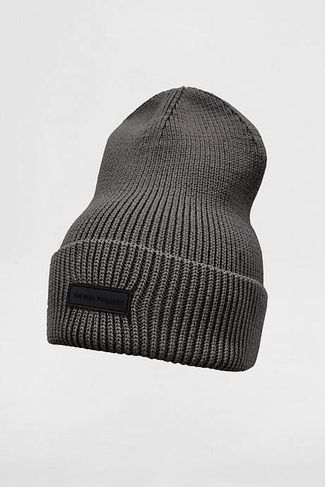 Шапка вязаная хлопковая