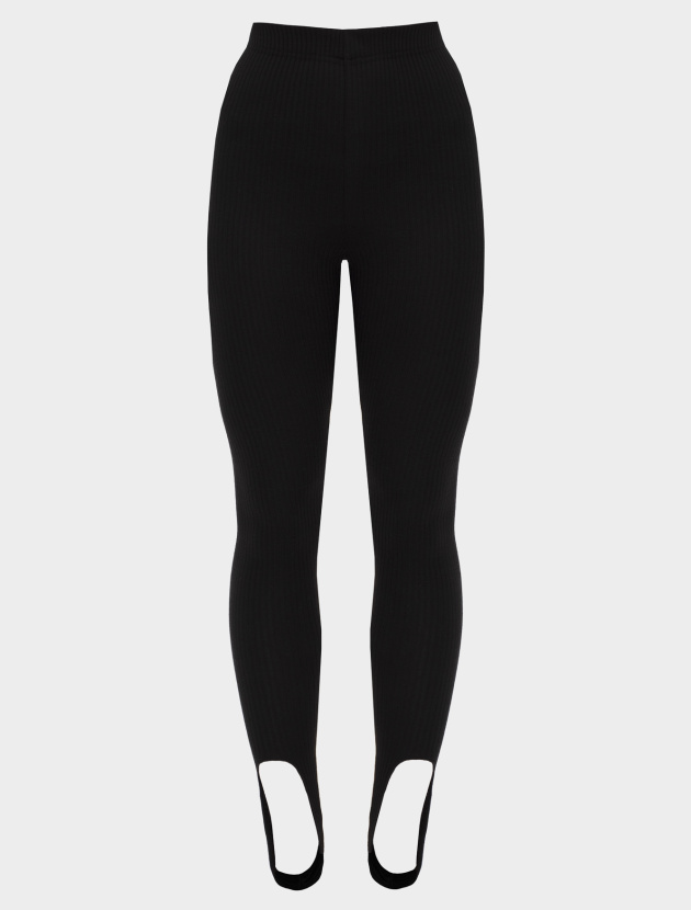 Легинсы со штрипками из лапши