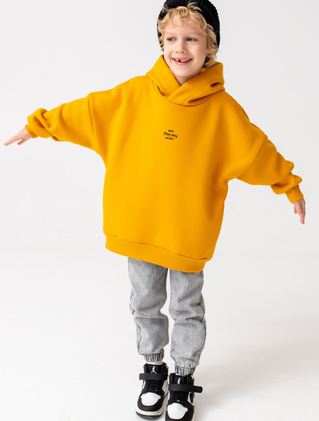 Худи из футера с начесом