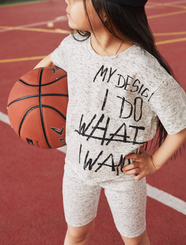 Футболка укороченная "MY DESIGN"