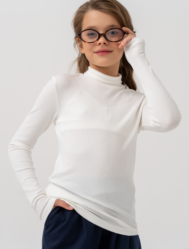 Водолазка в рубчик