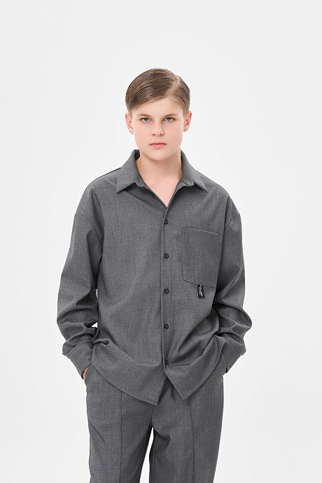 Рубашка свободного кроя