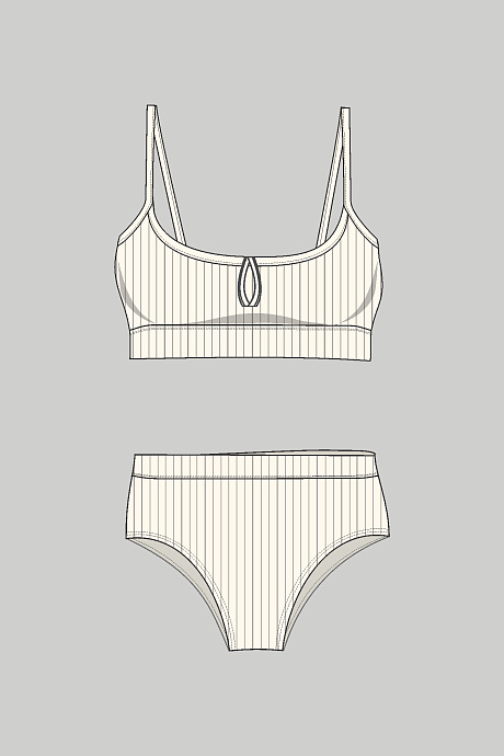 Комплект в рубчик