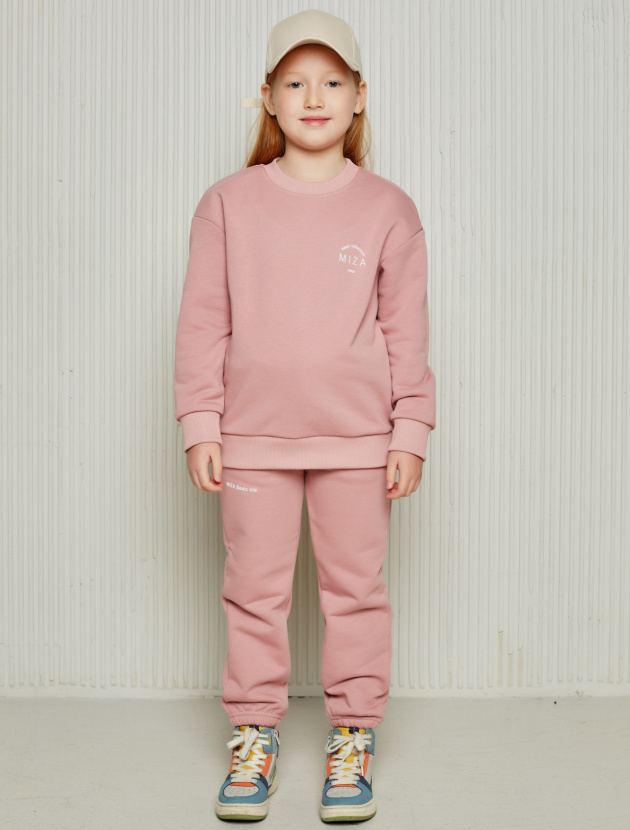 Костюм из трикотажа с петельной изнанкой BASIC Line