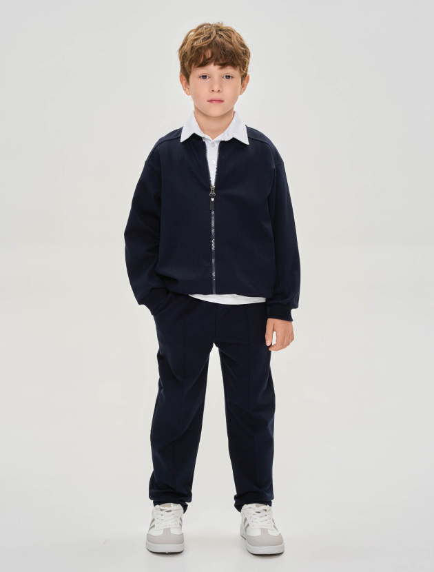 Брюки зауженные со стрелками