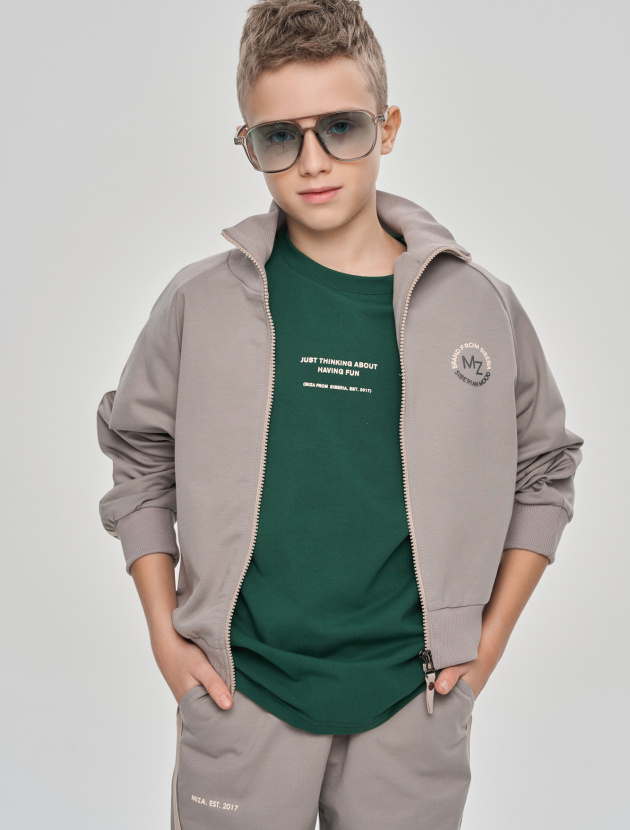 Бомбер с лампасами