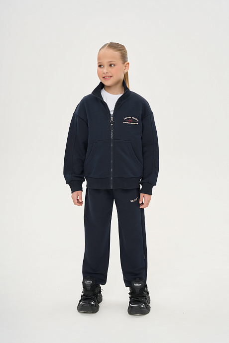 Костюм на молнии воротник стойка