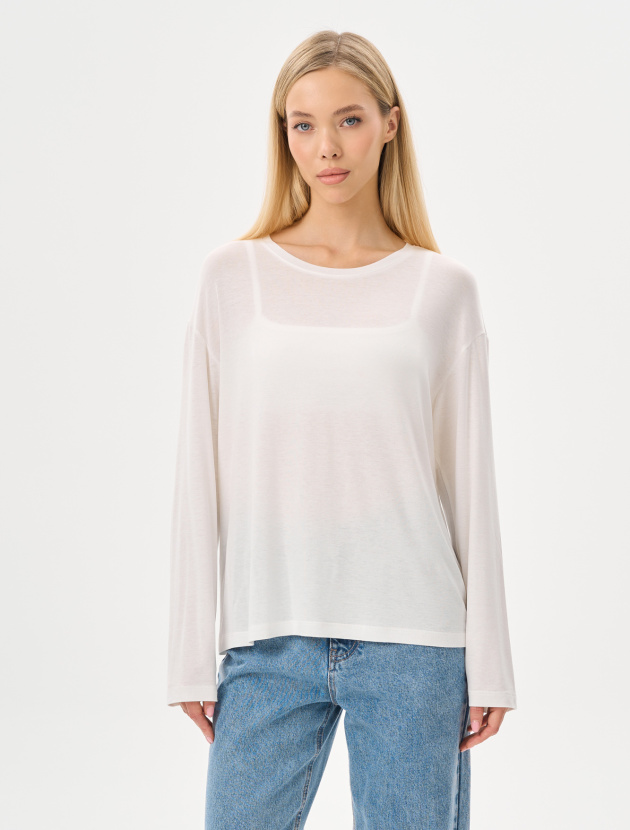 Лонгслив viscose organic