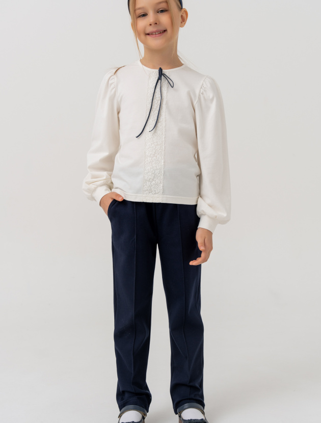 Брюки прямые со стрелками