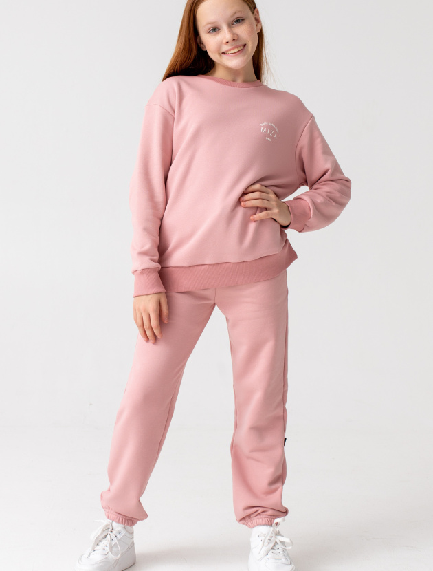 Костюм из трикотажа с петельной изнанкой BASIC Line