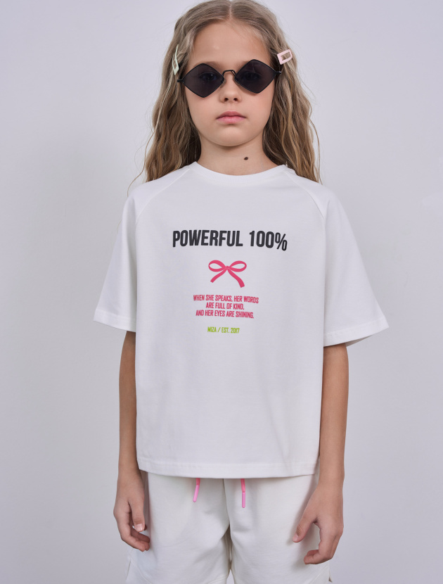 Футболка с рукавом-реглан