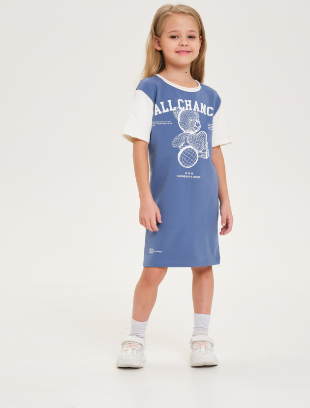 Платье из футера COLLEGE