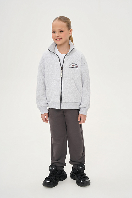 Костюм на молнии воротник стойка