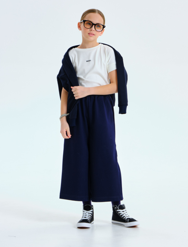 Брюки укороченные