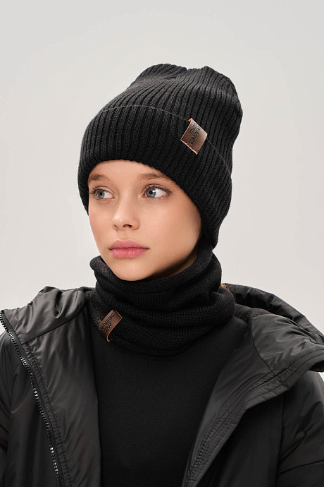 Шапка полушерстяная с хлопковым подкладом