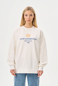 Свитшот из облегченного футера с начесом