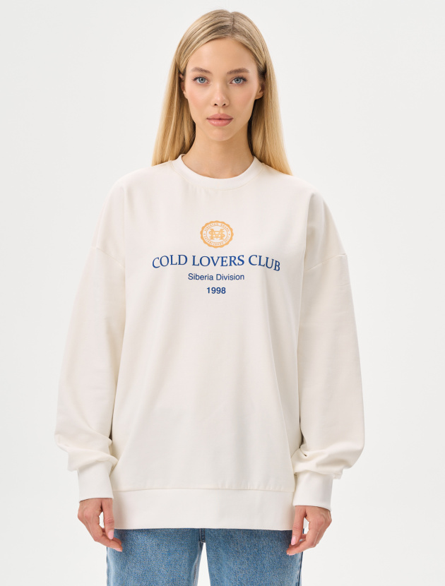 Свитшот из облегченного футера с начесом